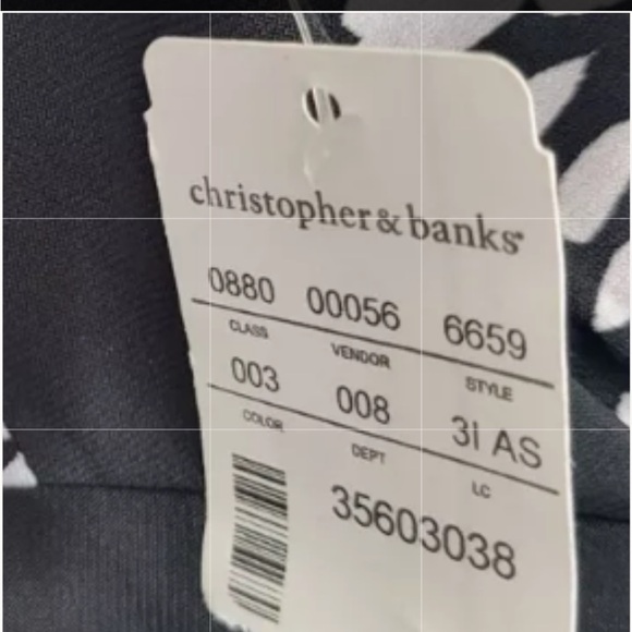 NWT Christopher & Banks Maxi Dress Size Large - Picture 6 of 7